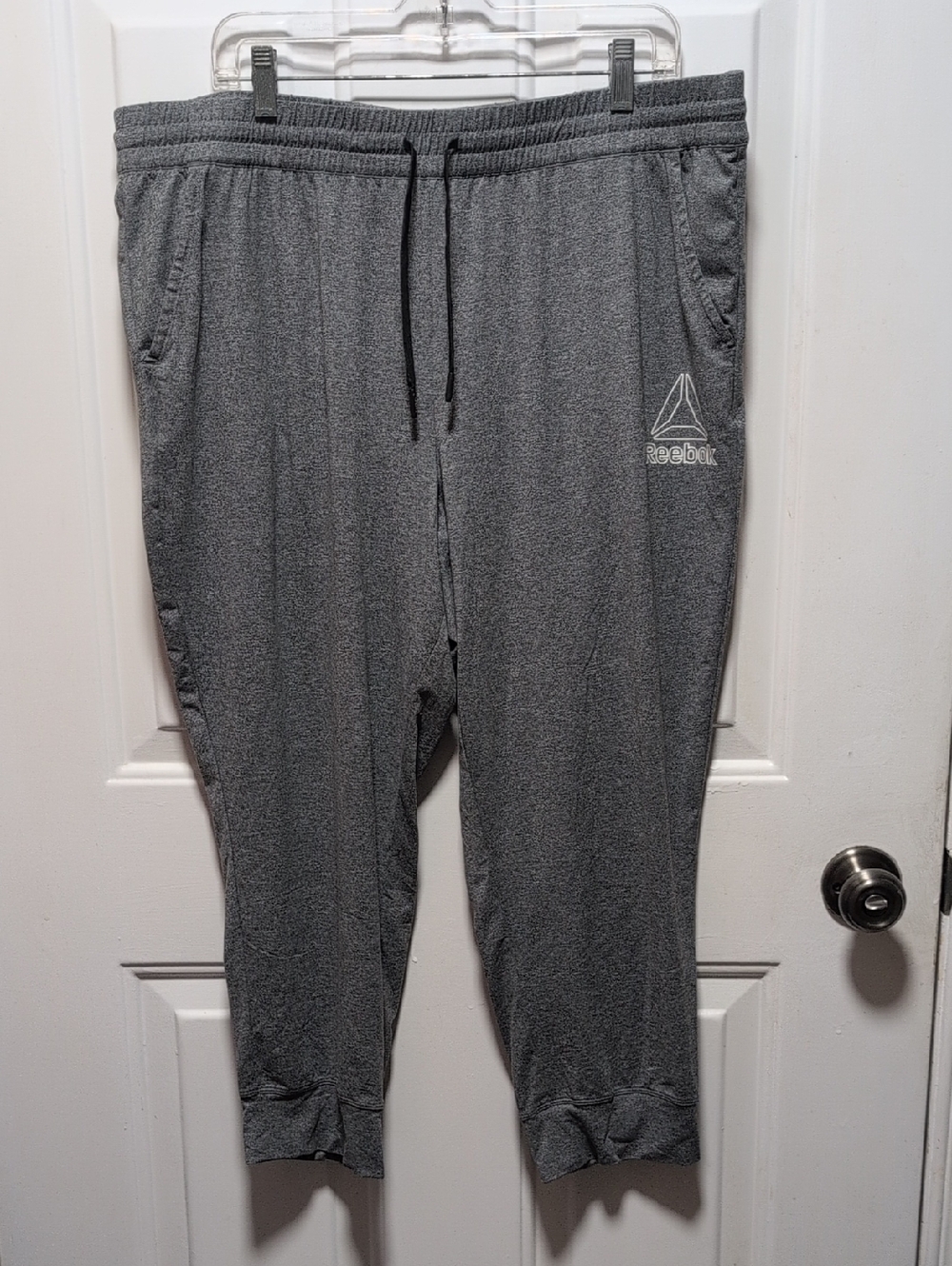 Reebok Dark Gray Heather Athletic Joggers